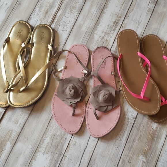 LOFT Shoes - ⚡SALE⚡3 PAIRS OF SANDAL SZ 7M